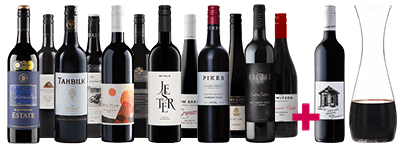 Fine Wines Dozen + Free Shiraz & Decanter