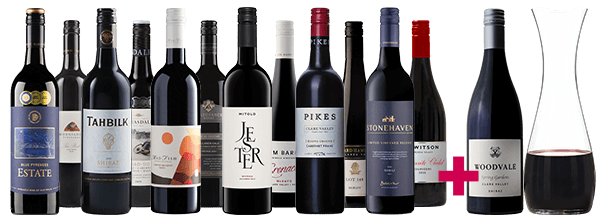 Fine Wines Dozen + Free Shiraz & Decanter